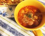 【深酒朝食】とろとろピリッミネストローネ作り方6写真