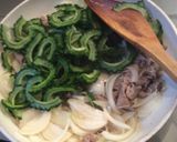 簡単味噌で作るゴーヤとニラの味噌炒め作り方5写真