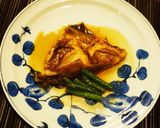 フライパンで簡単♪少し甘いカレイの煮付け作り方8写真