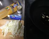 簡単パスタ☆アンチョビ風味ペペロンチーノ作り方1写真