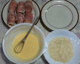 きゅうりとチーズの豚肉巻きフライ作り方6写真