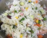 栄養満点アボカドのカラフルライスサラダ作り方5写真