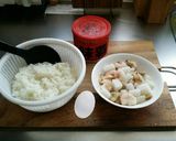 パラパラのコツ☆簡単!隠し味お砂糖☆炒飯作り方1写真