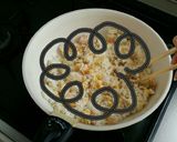 パラパラのコツ☆簡単!隠し味お砂糖☆炒飯作り方5写真
