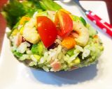 栄養満点アボカドのカラフルライスサラダ作り方8写真