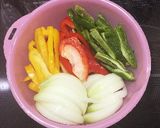 豚肉とカラフル野菜の黒酢炒め作り方2写真