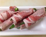 オクラの豚肉巻き作り方2写真