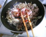 牛肉と 玉ねぎの ケチャップ炒め作り方3写真