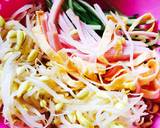 簡単給食風！豆もやしのさっぱりナムル作り方3写真