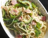 ゴーヤとベーコンとキノコのシンプルパスタ作り方14写真