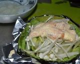 アボガドココットで明太ソース焼きサラダ作り方3写真