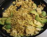食感ナイス★豆腐アボカド豆もやしの卵とじ作り方6写真