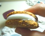 S'moresマシュマロのクッキーサンド作り方3写真