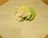 ツナ缶とアボカドでキレイ春巻き作り方4写真