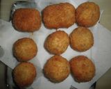 バジル風味のチーズINコロッケ作り方14写真
