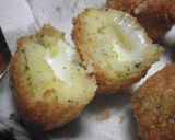 バジル風味のチーズINコロッケ作り方16写真