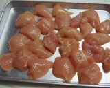 簡単☆鶏ささみのハニーマスタード～お弁当作り方1写真