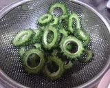 ゴーヤの天ぷら　◎丸ごと楽しもう◎作り方1写真