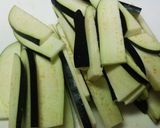レンジで簡単！蒸しナスのネギソースがけ作り方3写真