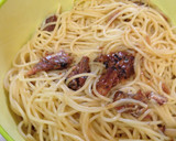 安い！早い！さんまの蒲焼缶で和風パスタ作り方3写真