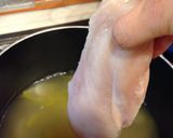 簡単！ふっくら美味しい！鶏胸肉のポッシェ作り方5写真