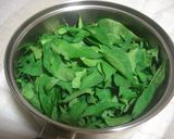 唐辛子の葉の煮物作り方1写真