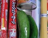 フルーツ缶とコーン缶でスパゲッティサラダ作り方1写真