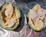 コーン缶とササミのせ、アボカドココットを作り方3写真