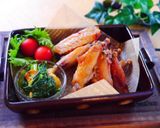 うちのやみつき*簡単鶏手羽中オーブン焼き作り方1写真