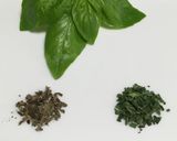 緑鮮やか！自家製ドライバジル作り方7写真