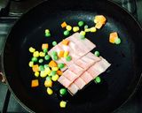お弁当に〜そうめんのチーズ焼き作り方1写真