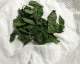 緑鮮やか！自家製ドライバジル作り方4写真