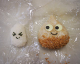 栗くん＆きのこちゃんおにぎり弁当作り方6写真