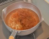 にらと豚肉の味噌汁作り方1写真