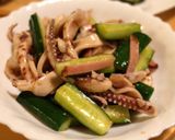 涼拌魷魚｜イカと胡瓜の冷菜作り方5写真