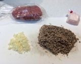 禁断のガッツリ系肉そぼろ作り方1写真