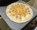 お手軽コーンマヨピザ¨̮♡作り方6写真
