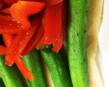 ☆野菜のマリネ☆〜オクラとパプリカ作り方3写真