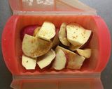 レンジで簡単☆さつまいものホットサラダ。作り方2写真