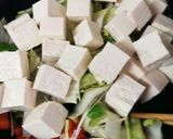 市販のレトルト簡単!えびたっぷり麻婆豆腐作り方7写真