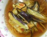 ラーメンアレンジ！辛いナスラーメン作り方6写真
