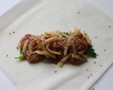 秋鮭のみそチーズ春巻き作り方6写真