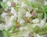 残飯de犬ごはん　豆腐セロリハムキャベツ作り方6写真