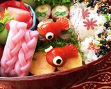 簡単 キャラ弁 おかず 金魚ウィンナー作り方12写真