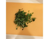 豆苗とササミのわさびマヨ和え作り方2写真