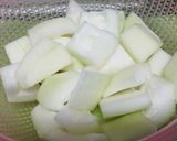 冬瓜と豚肉のオイスターソース炒め作り方2写真