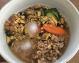 ナスの冷やし茶漬け作り方3写真