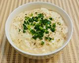 お豆腐と明太子のクリーミー丼作り方4写真