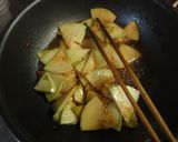 韓国の家庭の味12　ズッキーニのナムル作り方1写真