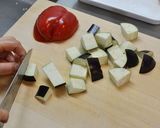なすのガパオライス作り方1写真